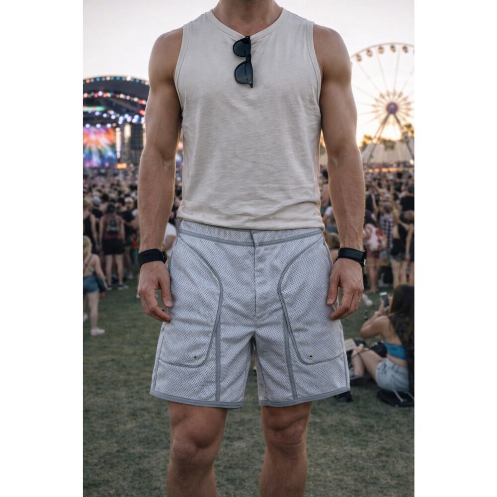 Size:48/32 Calvin Klein Collection Men's Mesh Shorts Made In Italy